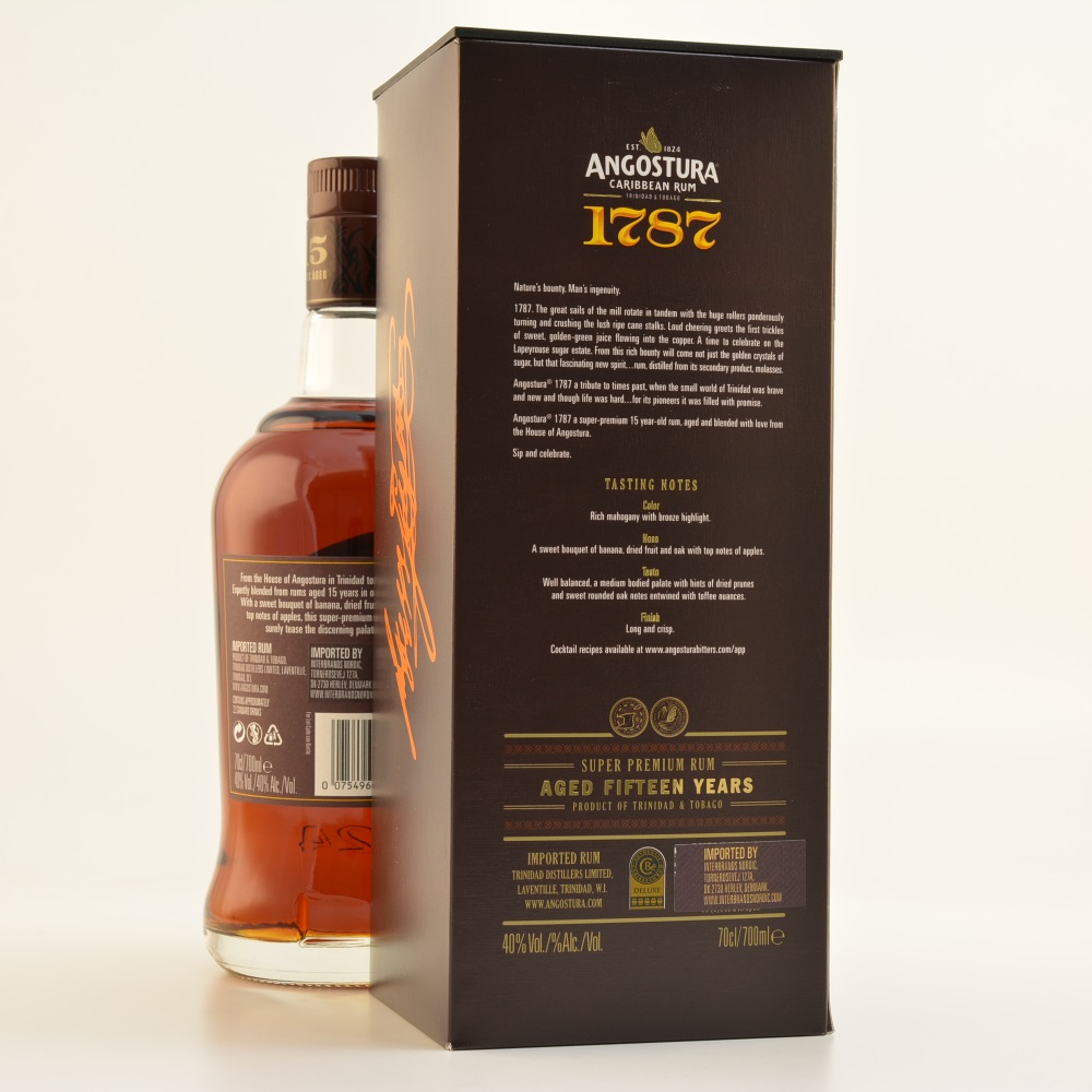 Angostura 1787 Premium 15 Jahre Rum 40% 0,7l