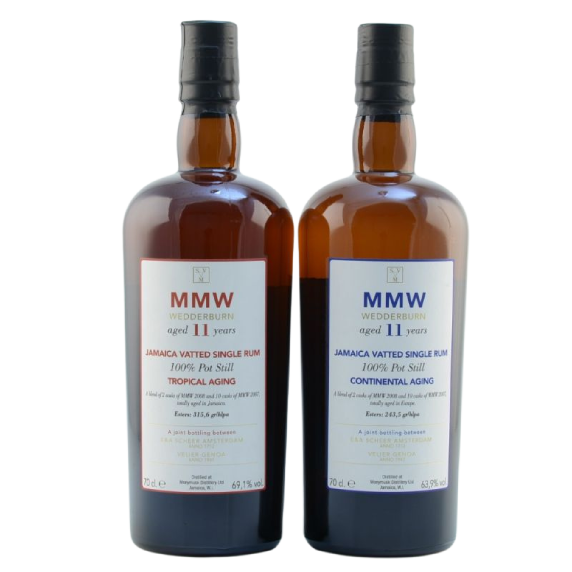 Scheer Velier Main MMW Wedderburn Rum Set 2 x 0,7l