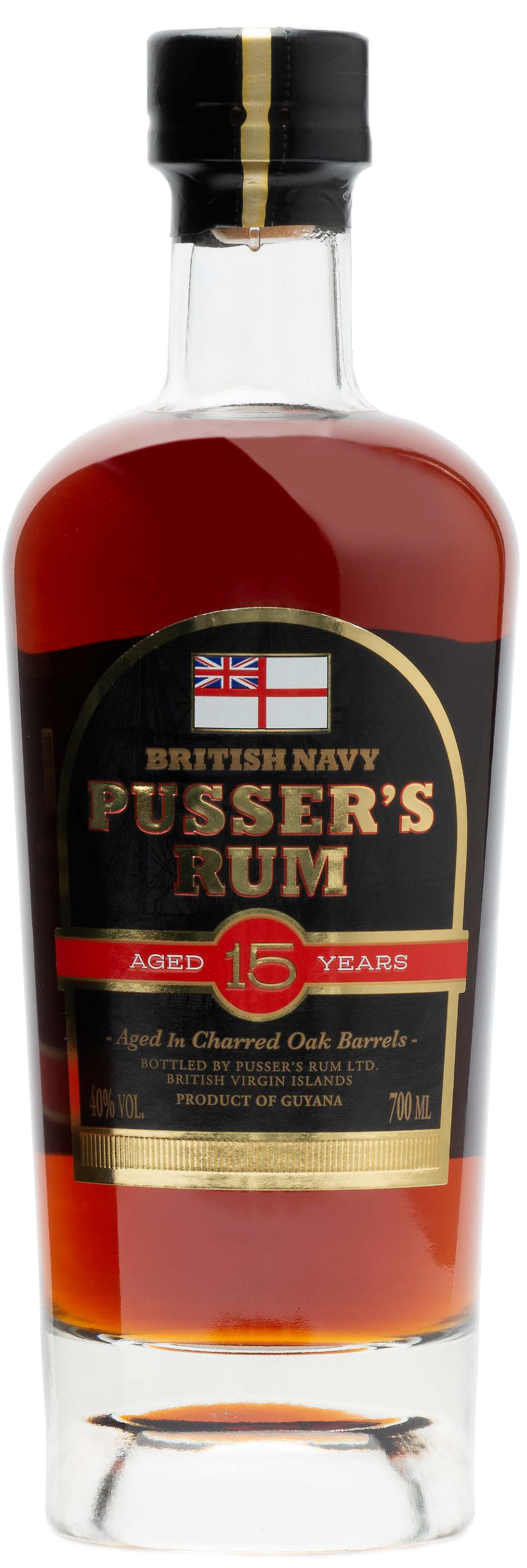 Pussers British Navy Rum 15 Jahre 40% 0,7l