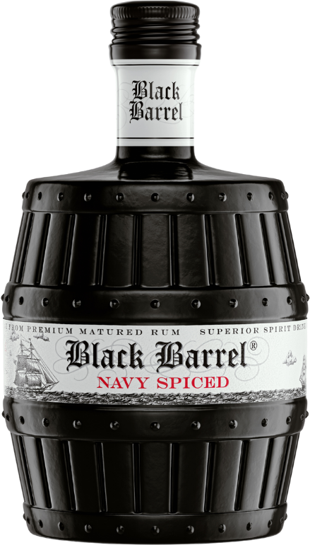 A.H. Riise Black Barrel Navy Spiced (Rum-Basis) 40% 0,7l
