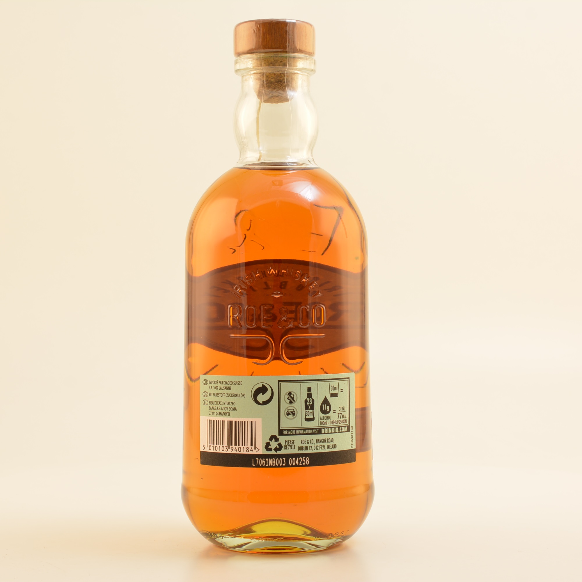 Roe & Co Blended Irish Whiskey 45% 0,7l