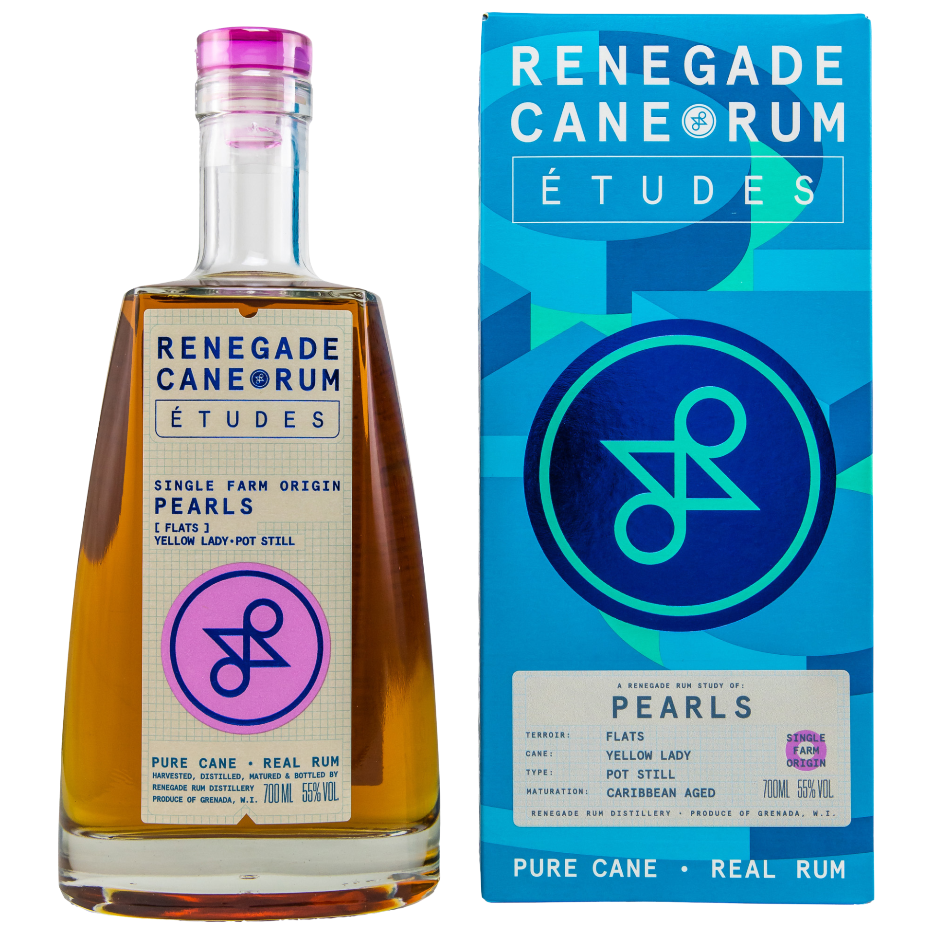 Renegade Etudes Pearls Rum 55% 0,7l
