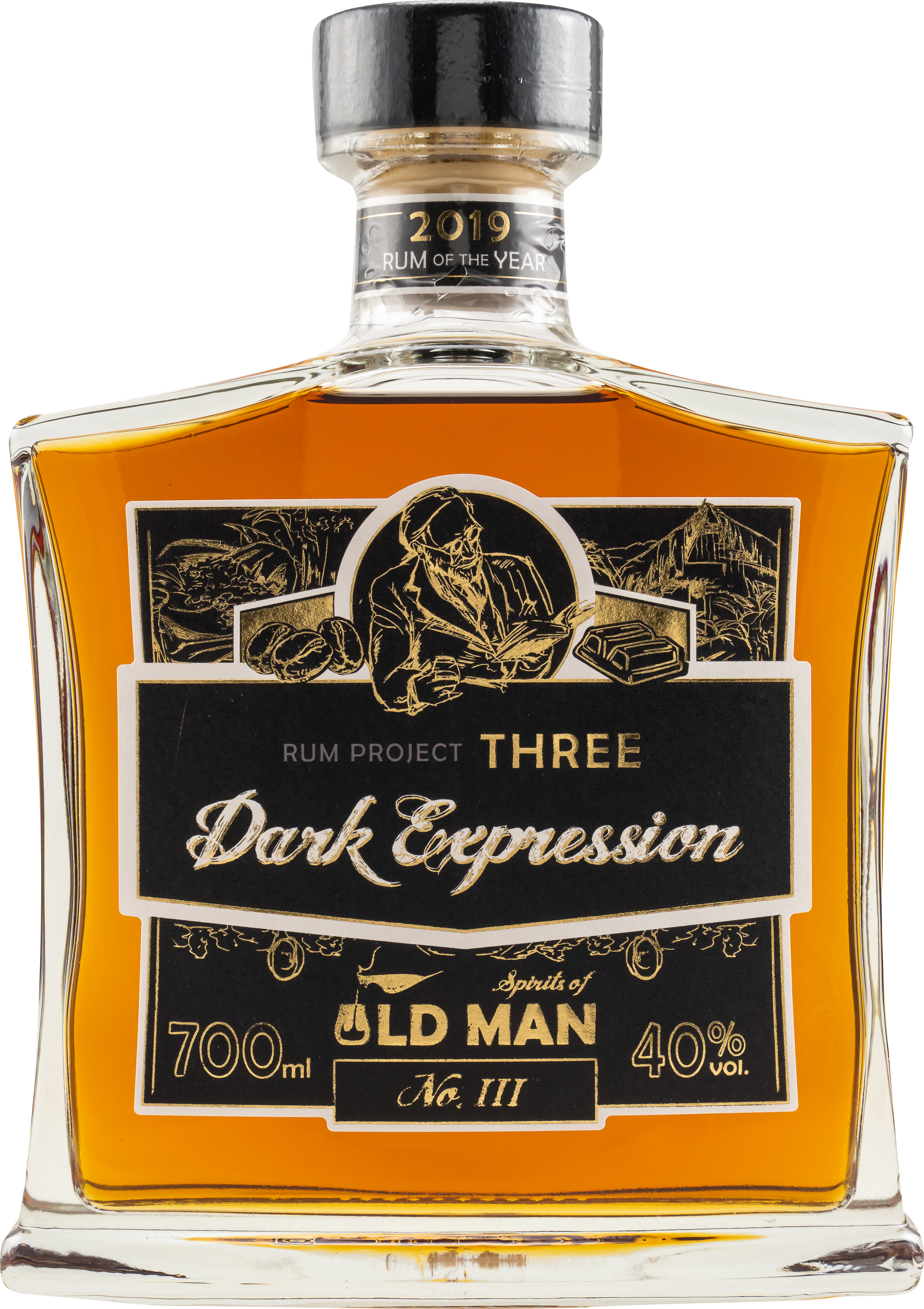 "Rum Project Three" (Dark Expression) by Spirits of Old Man 40% 0,7l