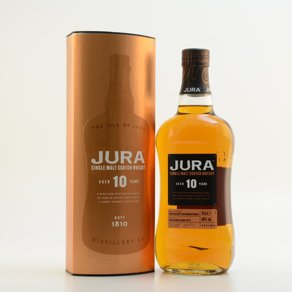 Isle of Jura 10 Jahre Single Malt Scotch Whisky 40% 0,7l