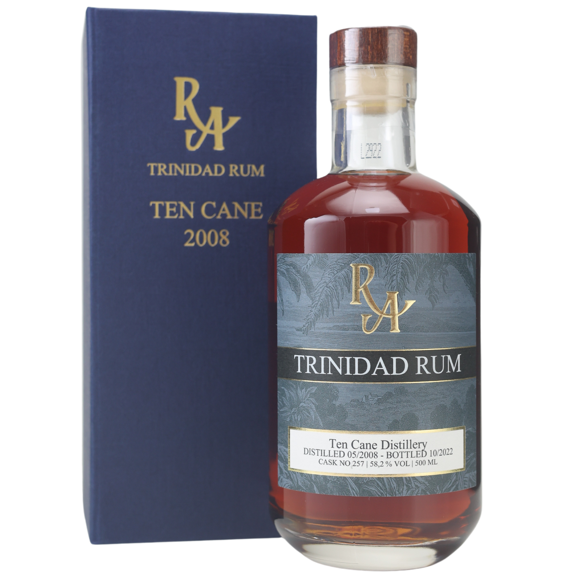 Rum Artesanal Trinidad Ten Cane Distillery 2008 Rum 58,2% 0,5l