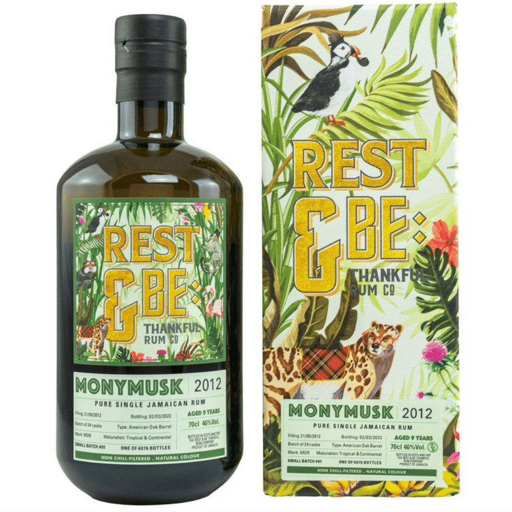 Rest & Be Thankful 2012 Monymusk Rum 46% 0,7l