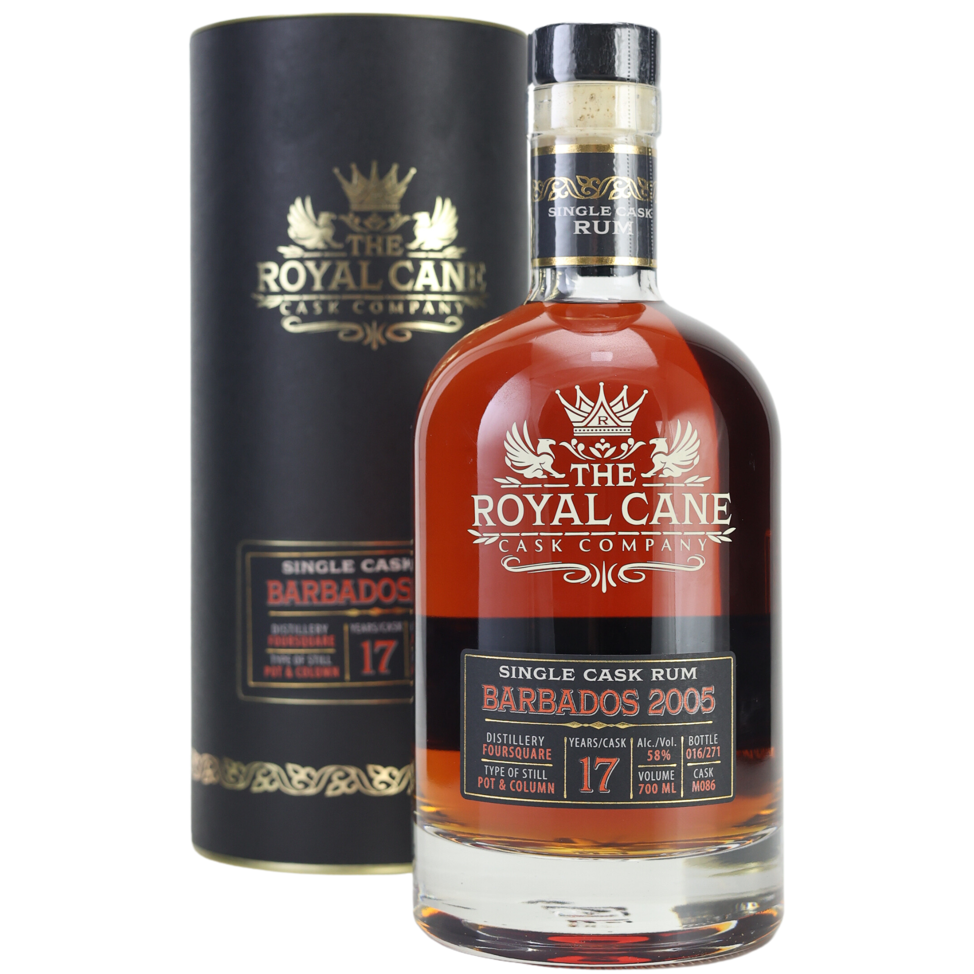 Royal Cane Barbados 2005 Rum 58% 0,7l