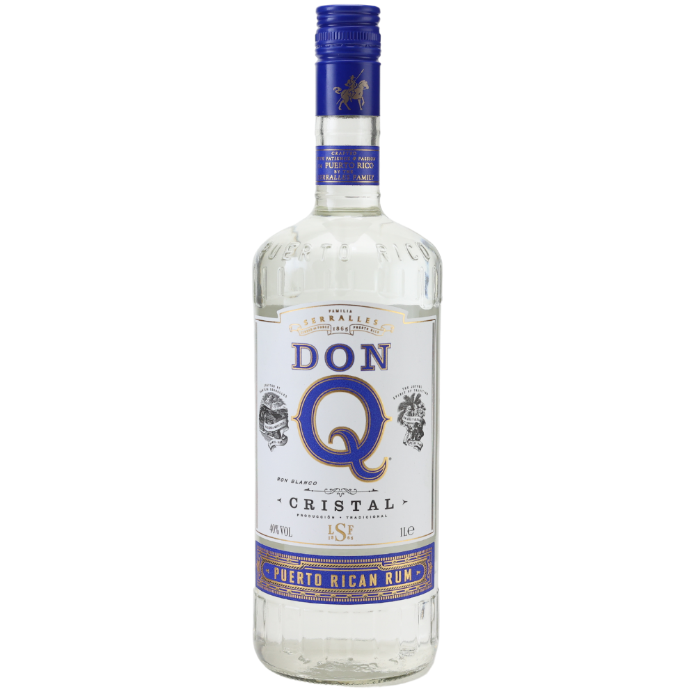 DON Q Cristal Puerto Rico Rum 40% 1l
