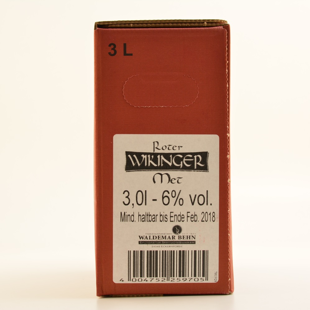 3 Liter Bag Box Original Roter Wikinger Met 6%