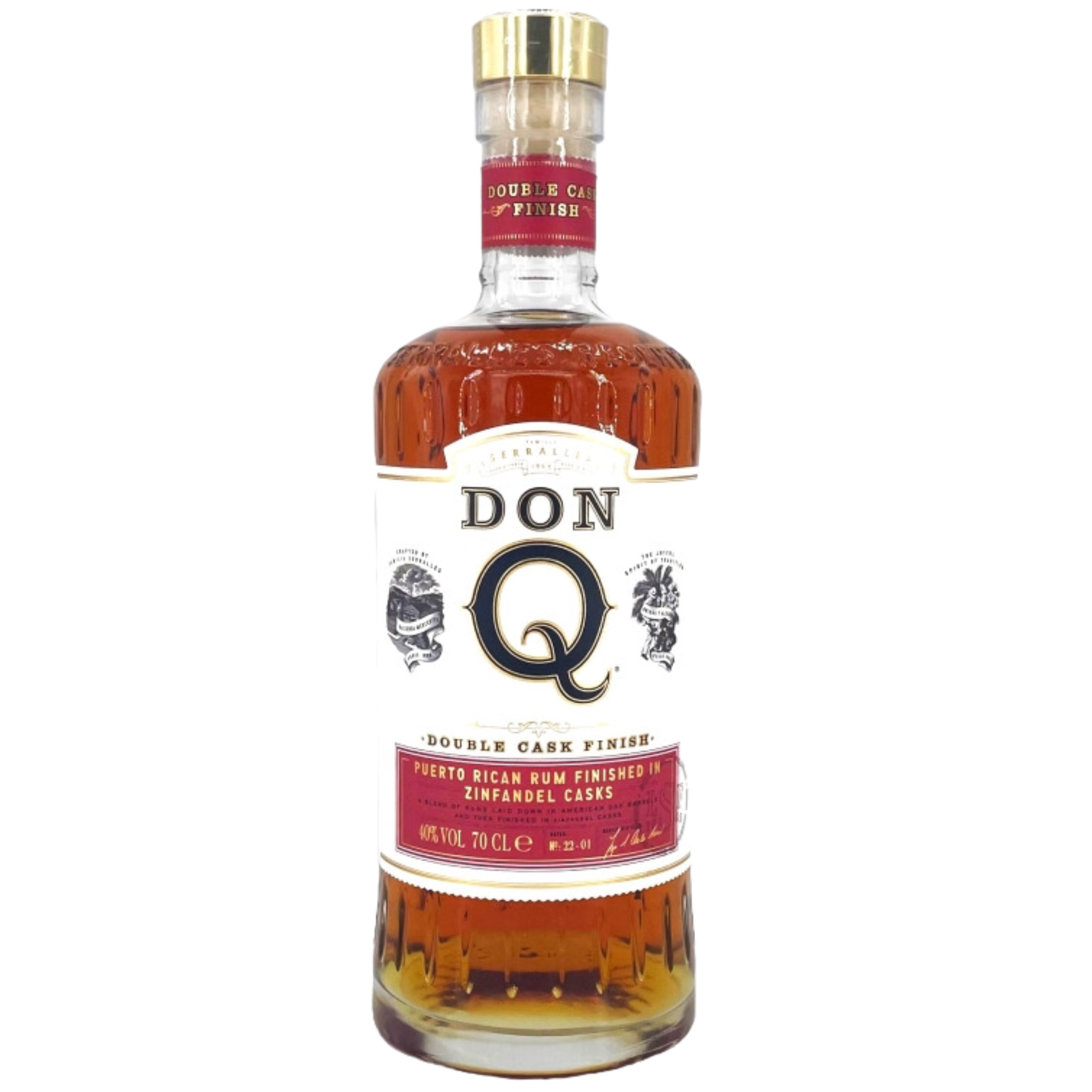 DON Q Double Cask Rum Zinfandel Cask Finish 40% 0,7l