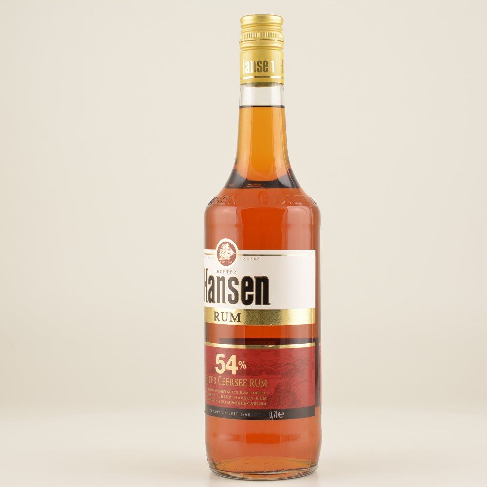 Hansen Rot Rum 54% 0,7l