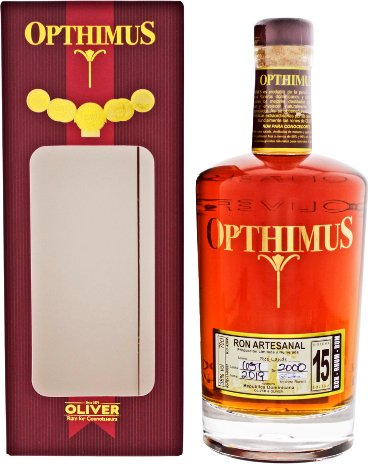Opthimus 15 Jahre Rum 38% 0,7l