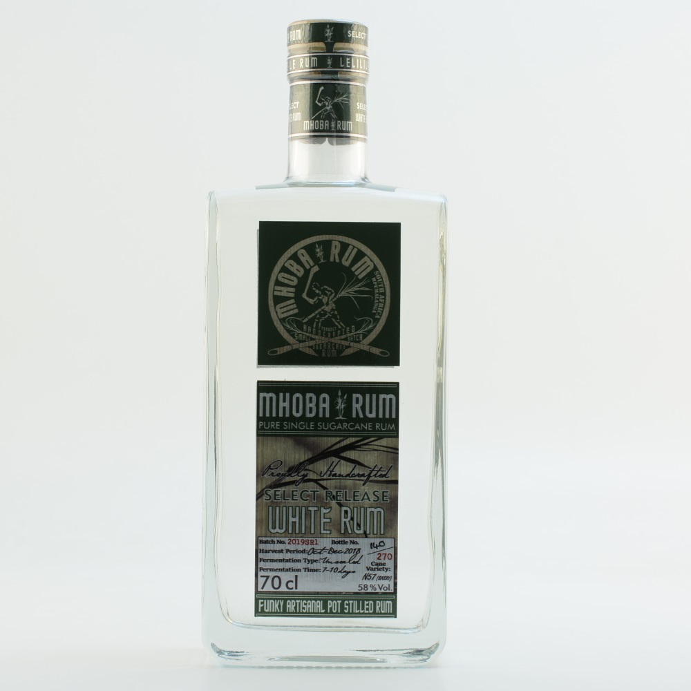 Mhoba Rum Select Release White 58% 0,7l