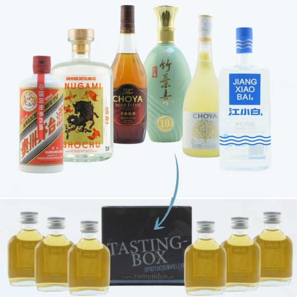 Spirituosen Tasting Set: Asiatische Spezialitäten 6x0,02l