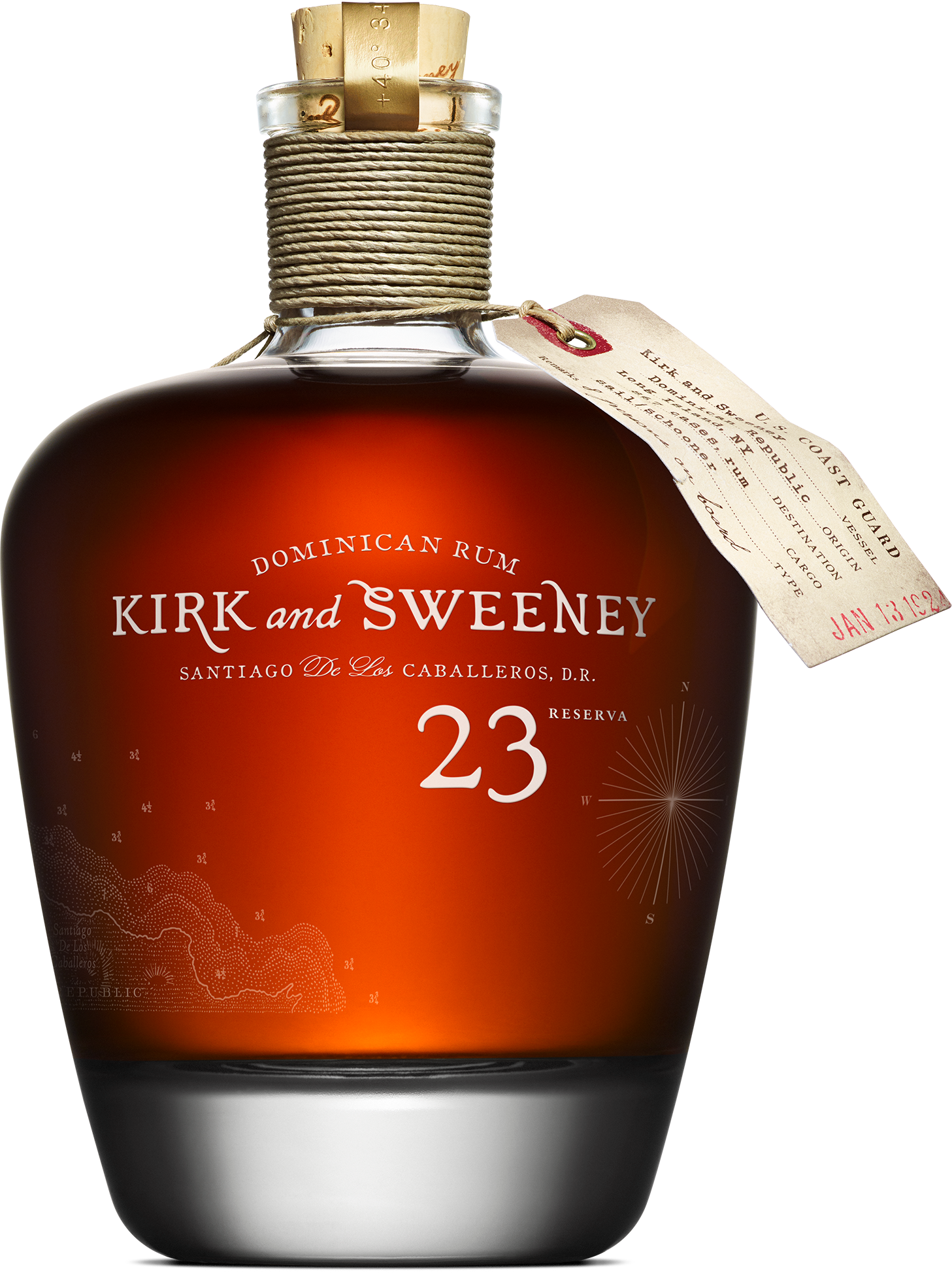 Kirk and Sweeney 23 Years Dominican Rum 40% 0,7l
