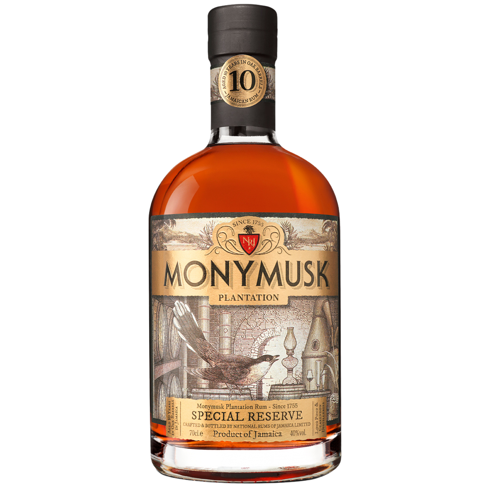 Monymusk Plantation Special Reserve 10 Jahre Rum 40% 0,7l