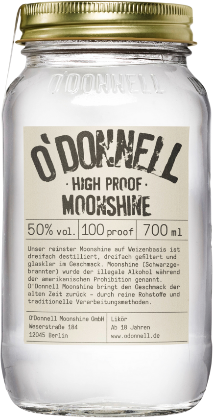 O'Donnell Original High Proof Moonshine 50% 0,7l