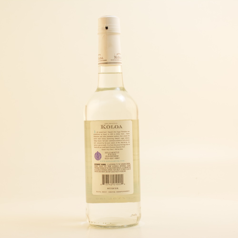 Koloa Kaua'i White Rum 40% 0,7l