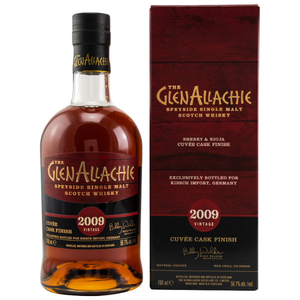 Glenallachie 2009/2021 Rioja Cuveé Single Malt Whisky 56,1% 0,7l