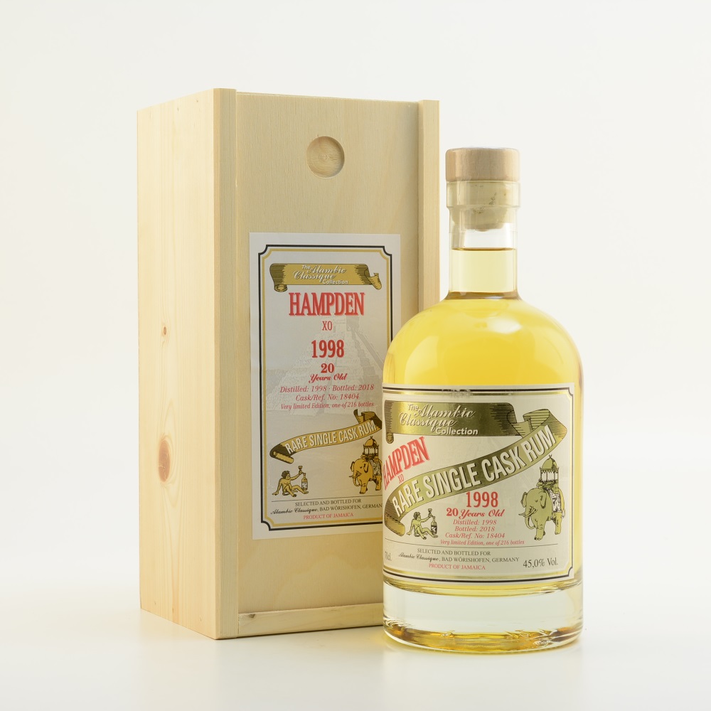 Alambic Classique Rum Hampden XO 20 Jahre Jamaika 45% 0,7l