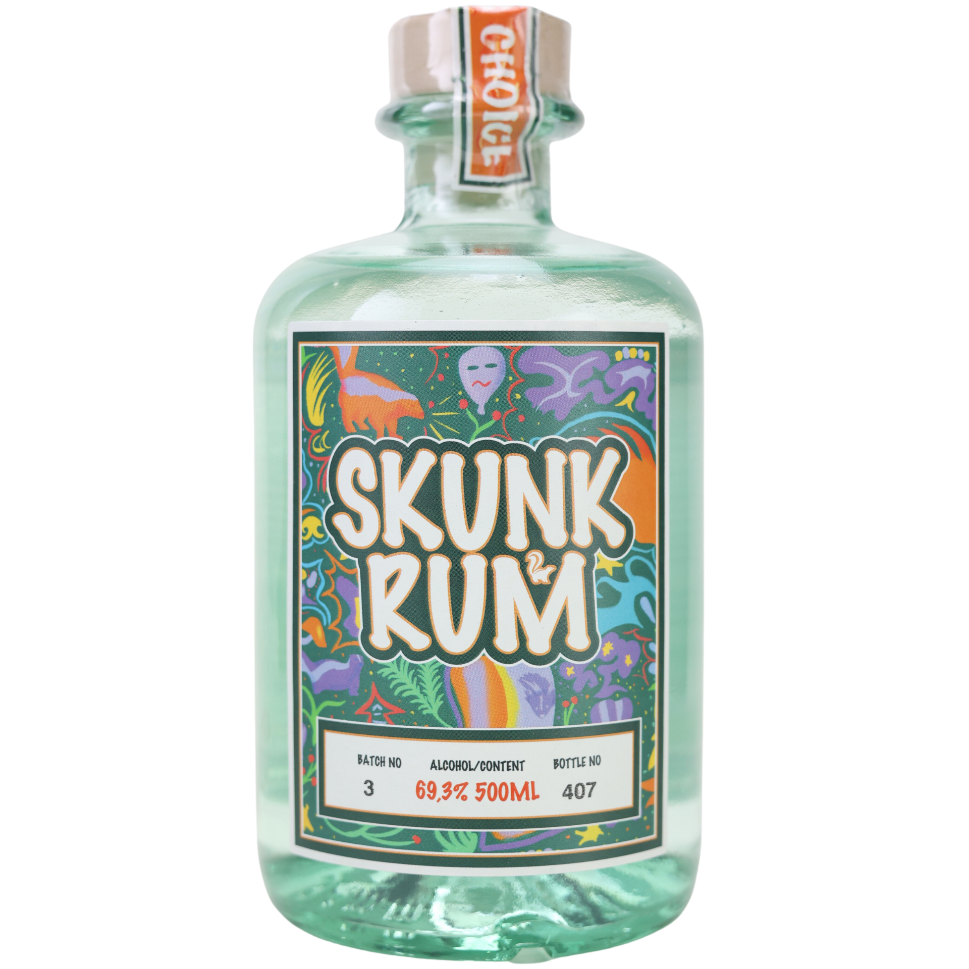 The SKUNK Rum 69,3% 0,5l