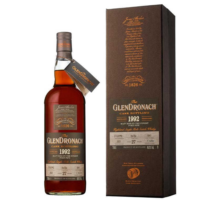 Glendronach 27 Jahre Old Port Pipe Whisky 48% 0,7l
