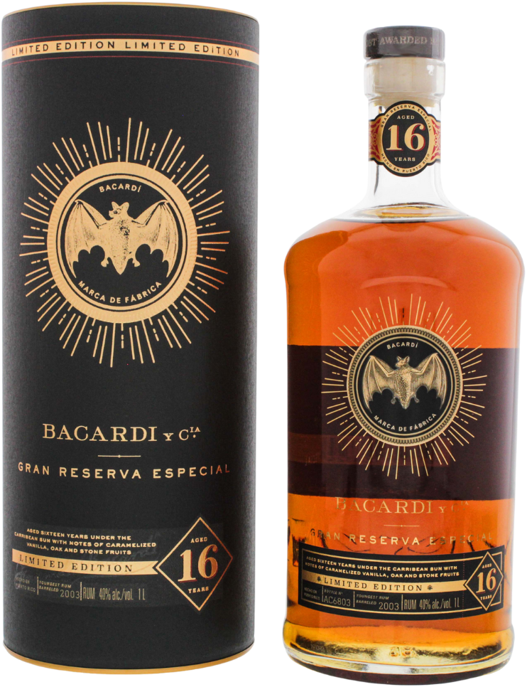 Bacardi Gran Reserva Especial 16 Jahre Rum Limited Edition 45% 1,0l