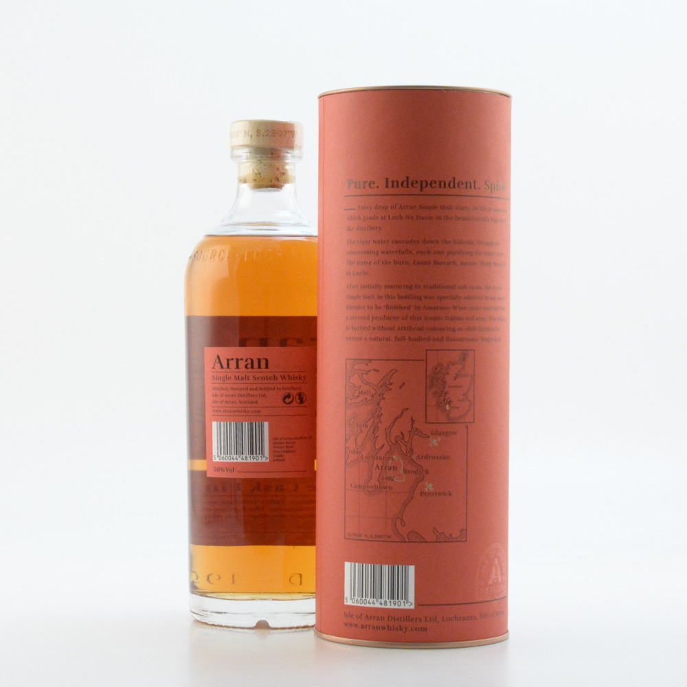 Arran Malt Amarone Cask Finish Island Whisky 50% 0,7l