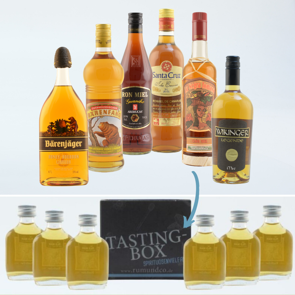 Spirituosen Tasting Set: Honigtopf 6x0,02l