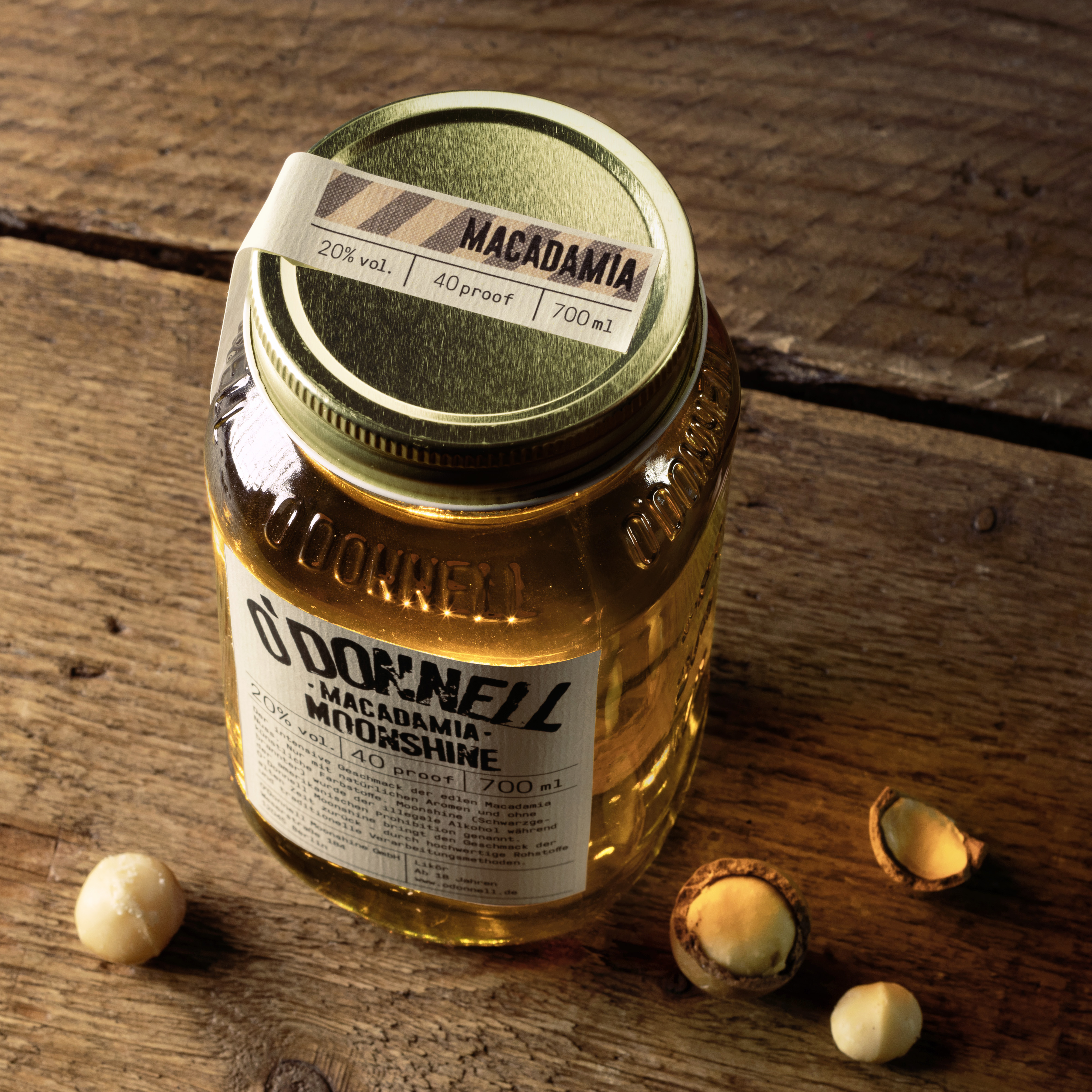 O'Donnell Original Moonshine Macadamia 20% 0,7l