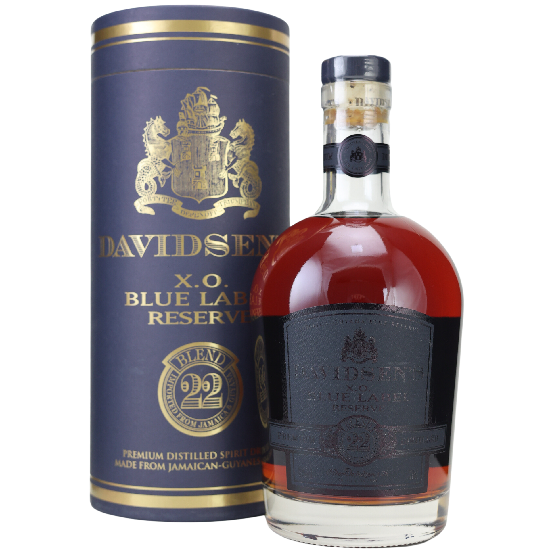 Davidsen´s  XO 22 Blue Label Reserve (Rum-Basis) 42% 0,7l