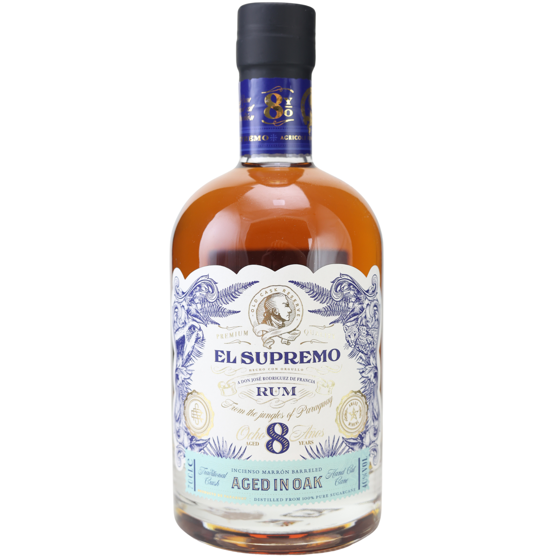El Supremo Premium Rum 8 Jahre 40% 0,7l