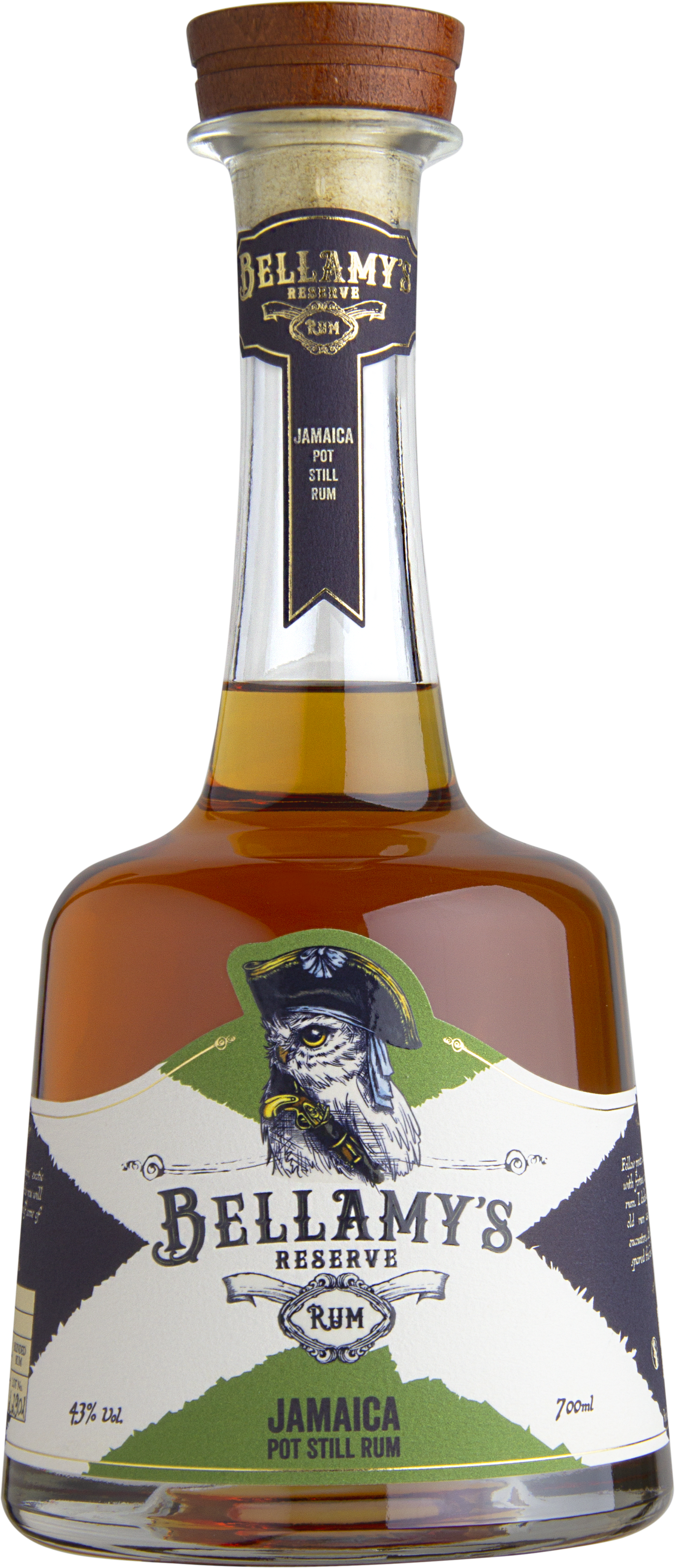 Bellamys Reserve Rum Jamaica double-aged in Rum Casks 43% 0,7l