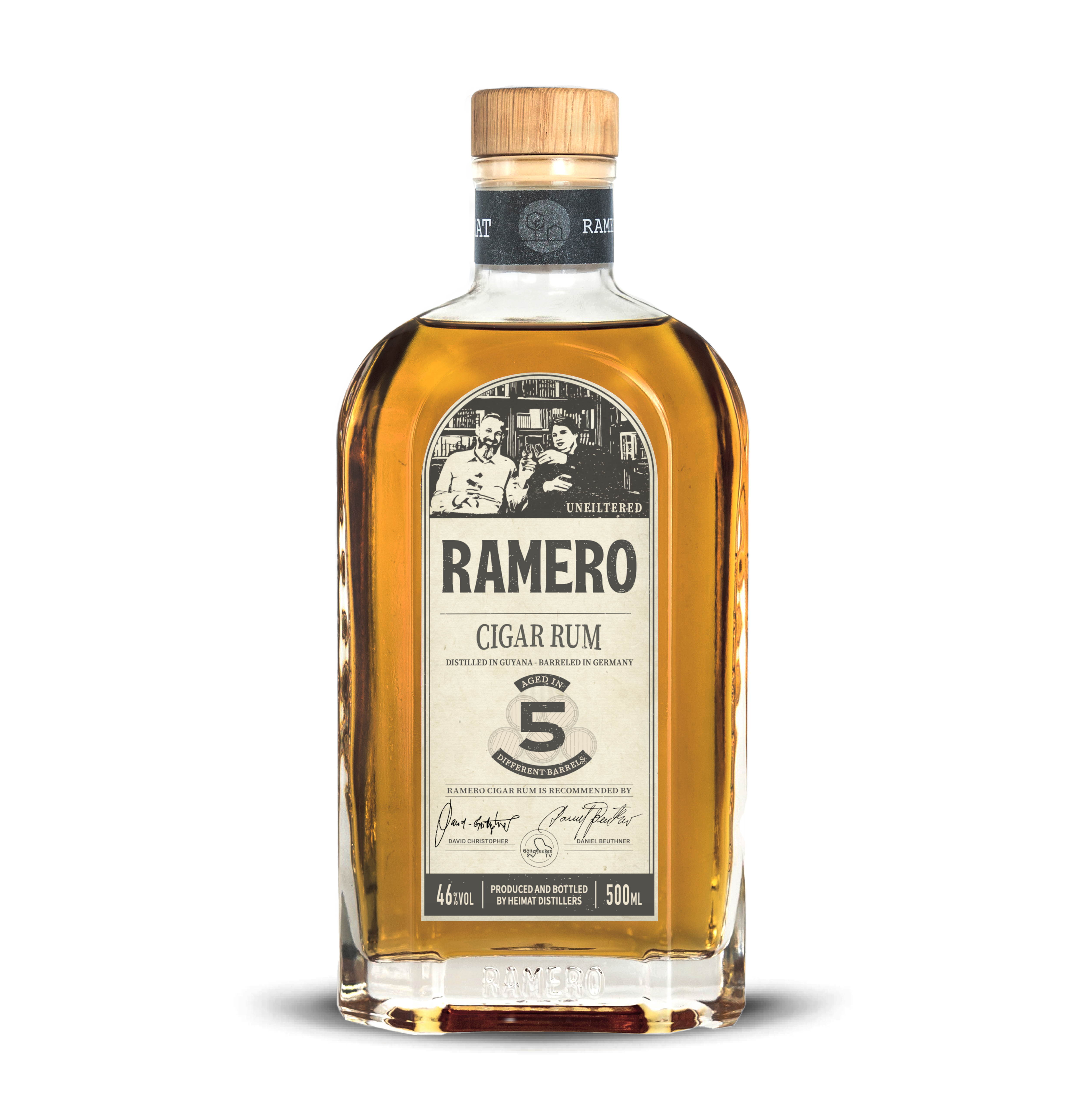 Ramero Cigar Rum 46% 0,5l