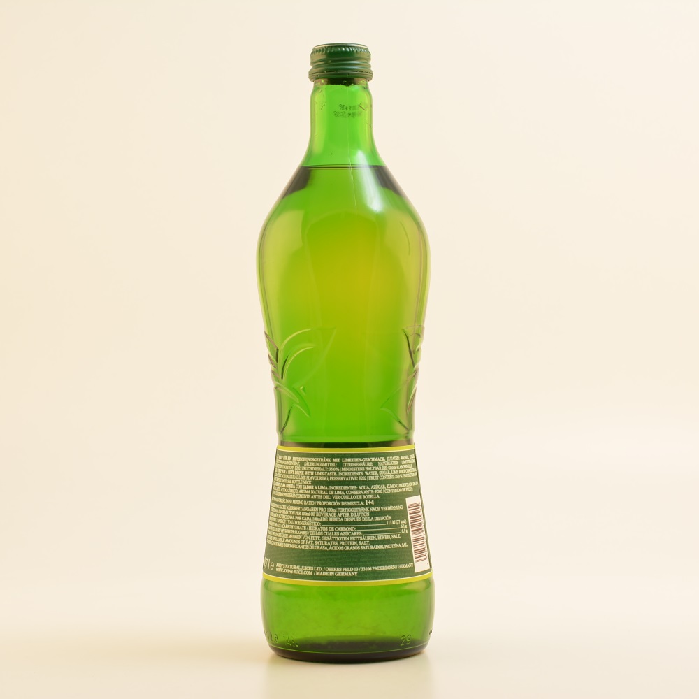 John´s Natural Cordial Lime Juice (kein Alkohol) 0,7l
