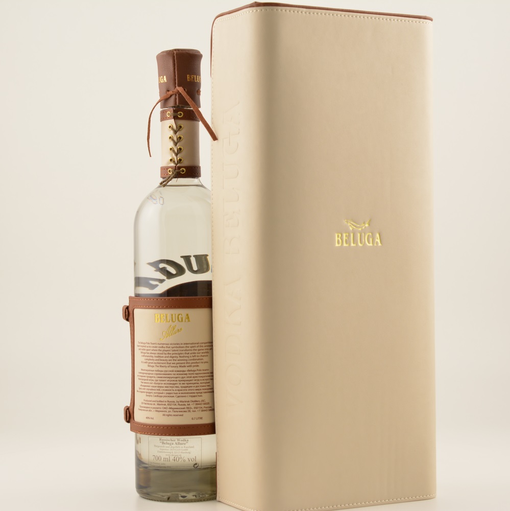 Beluga Vodka Allure 40% 0,7l Lederbox