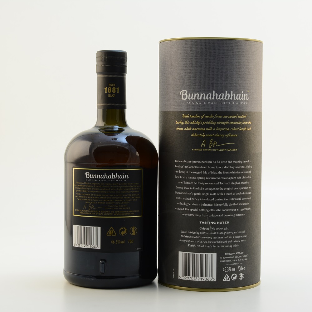 Bunnahabhain Toiteach A DHÀ Islay Whisky 46,3% 0,7l