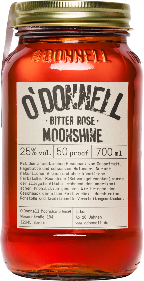 O'Donnell Original Moonshine Bitter Rose 25% 0,7l