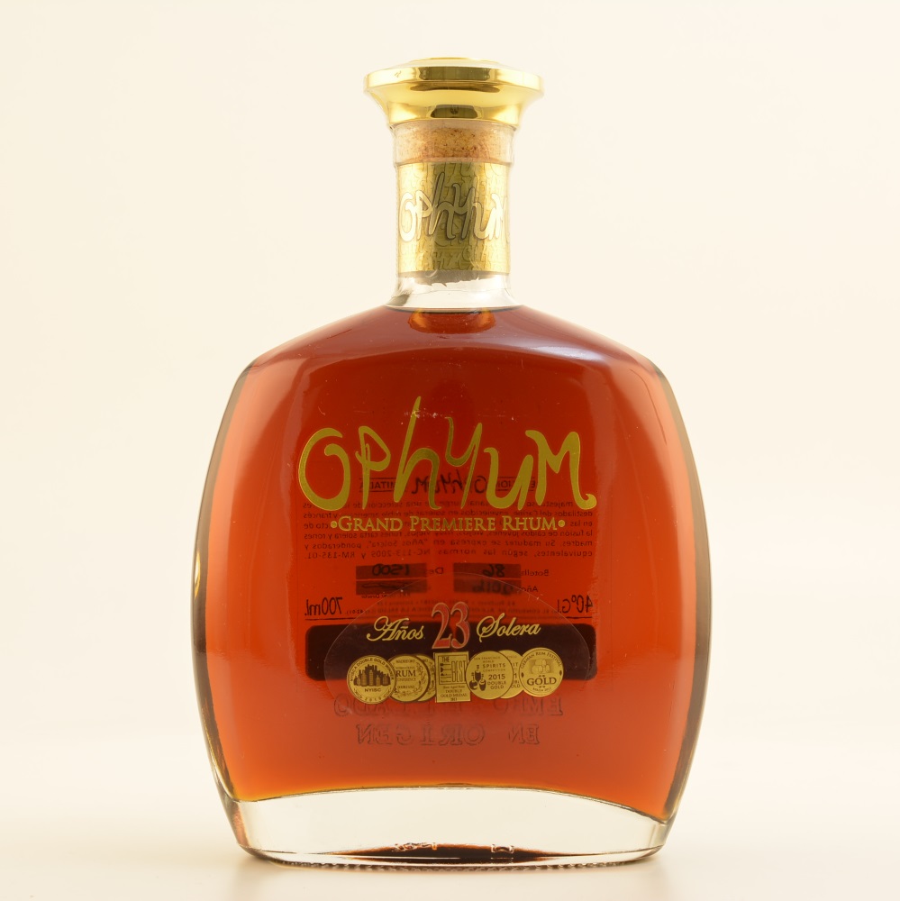 Ophyum 23 Jahre Grand Premiere Rhum 40% 0,7l
