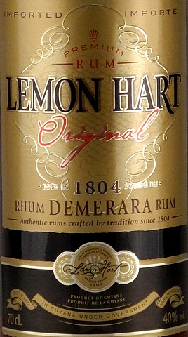 Lemon Hart Original Rum 40% 0,7l