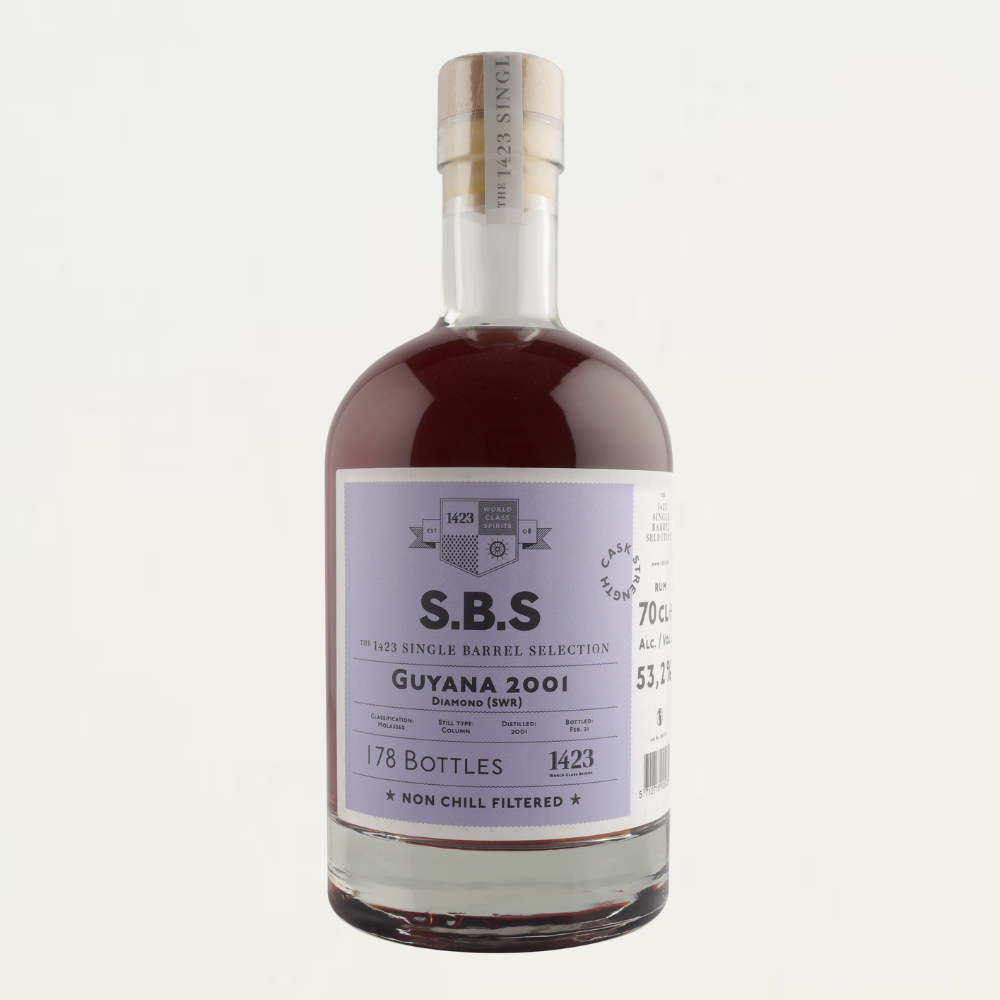 SBS Rum Guyana 2001 Skeldon 53,2% 0,7l