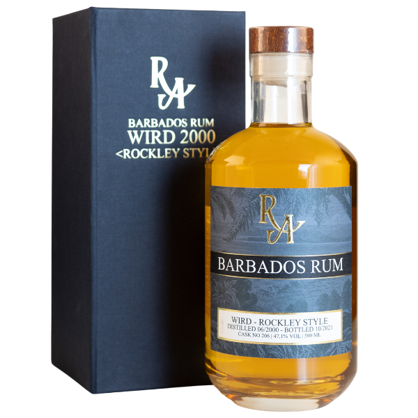 Rum Artesanal Barbados WIRD Rockley Style Single Cask 2000/2021 47,1% 0,5l