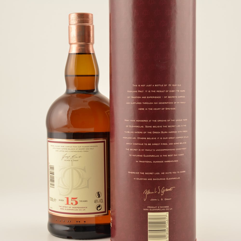 Glenfarclas 15 Jahre Whisky 46% 0,7l