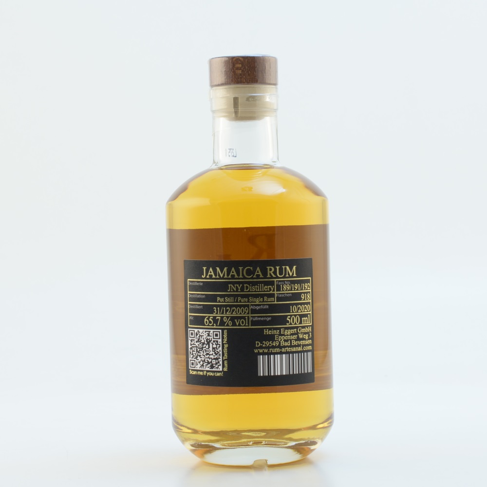 Rum Artesanal Jamaica JNY 2009/2020 65,7%  0,5l