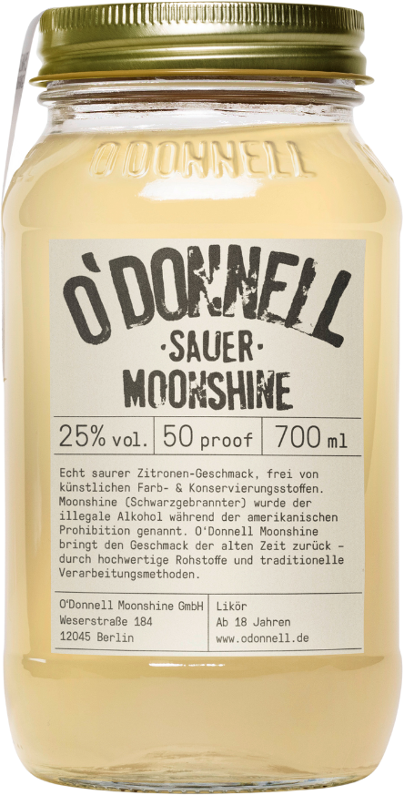 O'Donnell Original Moonshine "Sauer" 25% 0,7l