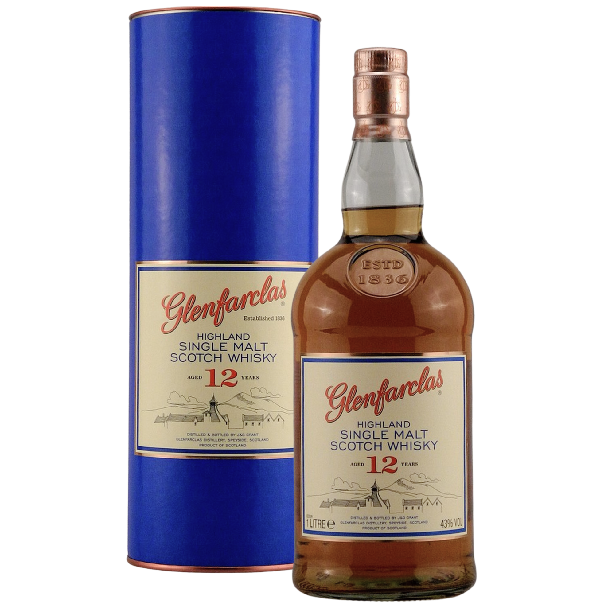 Glenfarclas 12 Jahre Whisky 43% 1,0l