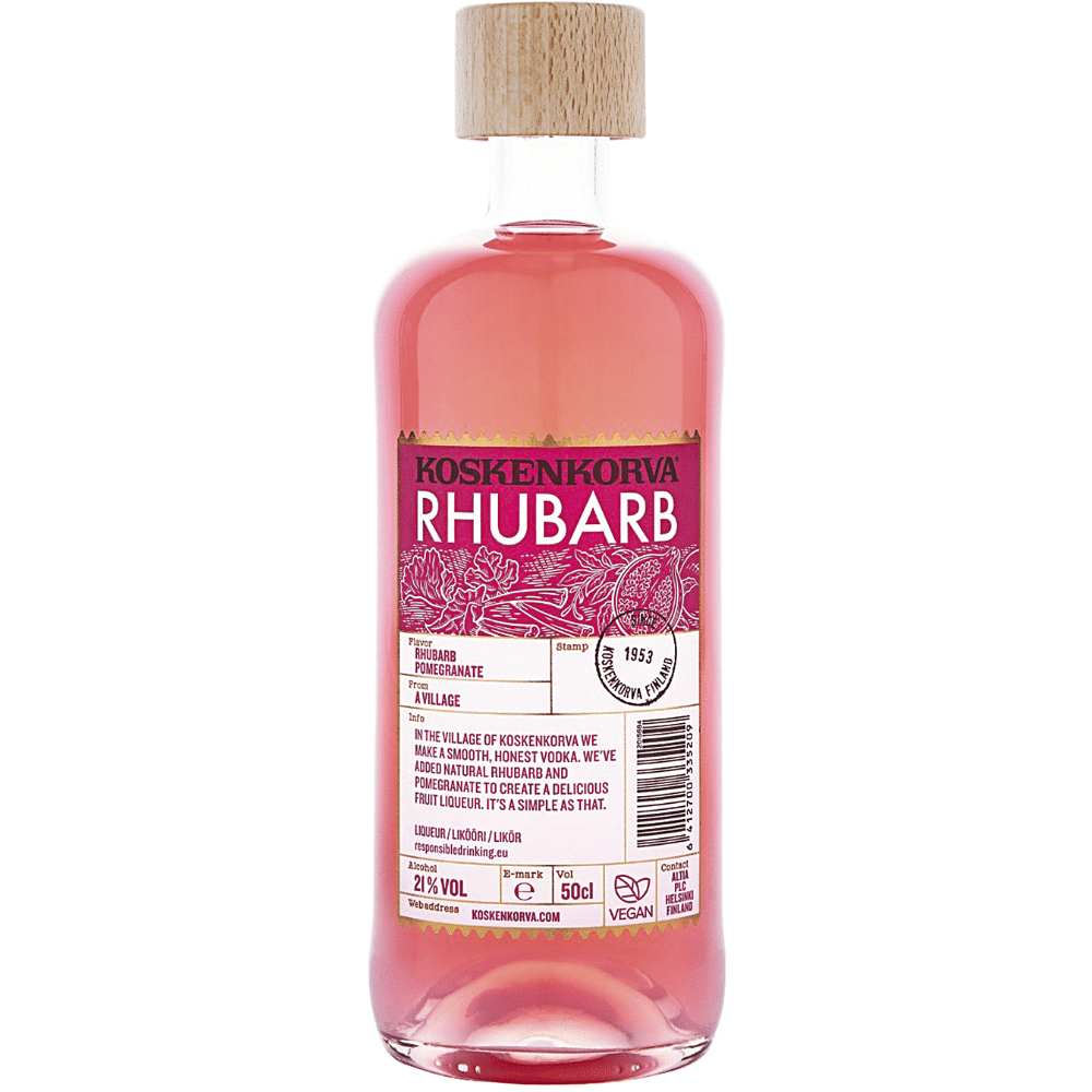 Koskenkorva Rhubarb Vodkalikör 21% 0,5l