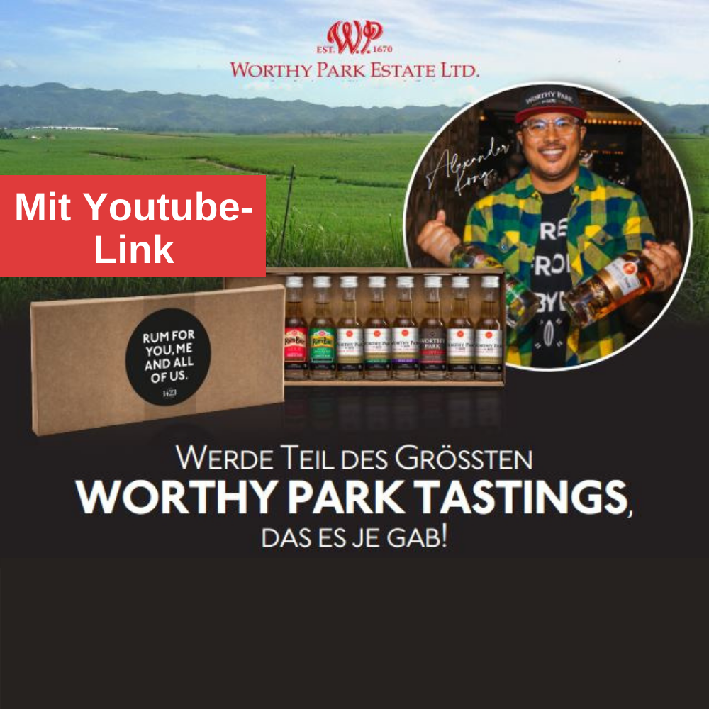 Worthy Park Rum Tasting Kit 0,16l mit Tasting-Video