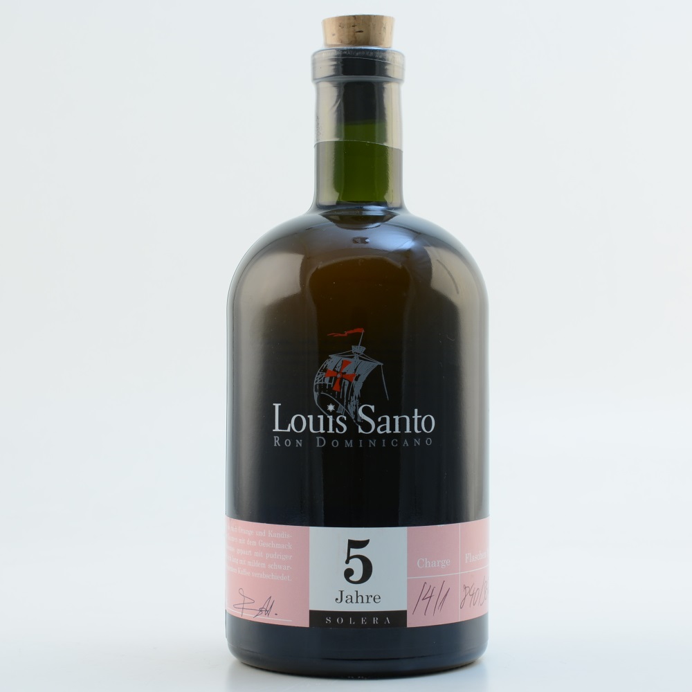 Louis Santo Ron Dominicano 5 Jahre Solera Rum 40% 0,5l