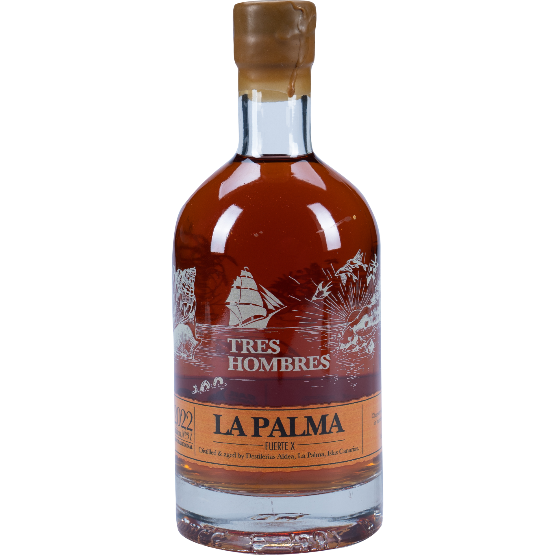 Tres Hombres 2022 Edition 051 La Palma Fuerte Rum 44,2% 0,7l